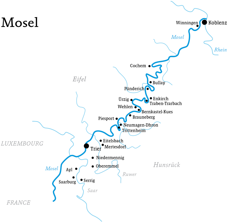 Mosel Map 